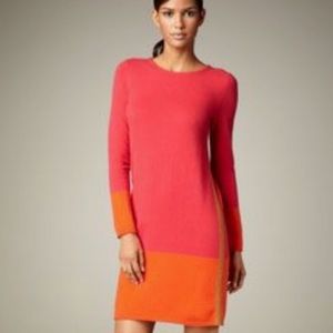 Magaschoni Cashmere Color Block Sweater Dress